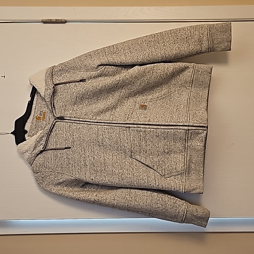 Carhartt shepa lined zip up hoodie in size large